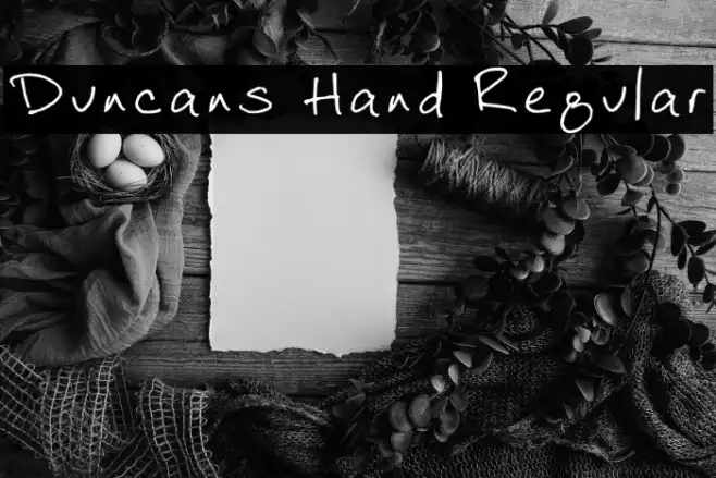 Duncans Hand Regular Example 2