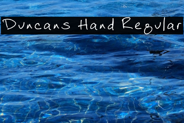 Duncans Hand Regular Example 3