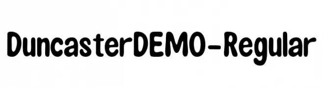 DuncasterDEMO-Regular  les polices de caractères gratuit tlcharger