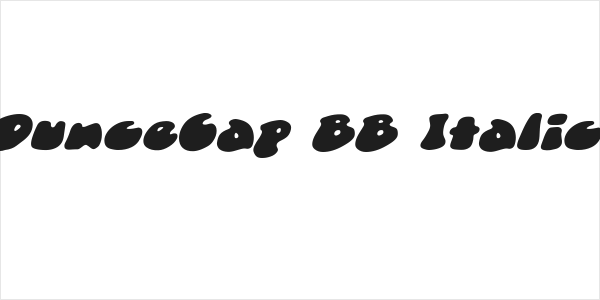 DunceCap BB Italic Logo