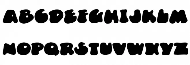 DunceCapBB フォント 大文字
