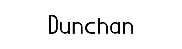 Dunchan  フリーフォントのダウンロード