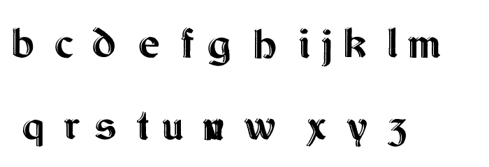 Dundalk_HandDrawn Font LOWERCASE