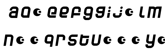 Dunebug Alternates 45MPH Font LOWERCASE