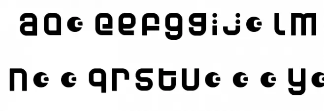 Dunebug Alternates Schriftart Kleinbuchstaben