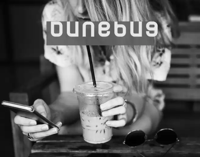 Dunebug Fonte examples