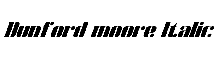 Dunford moore Italic  नि: शुल्क फ़ॉन्ट्स डाउनलोड