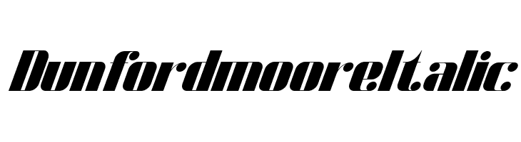Dunford moore Italic  font caratteri gratis