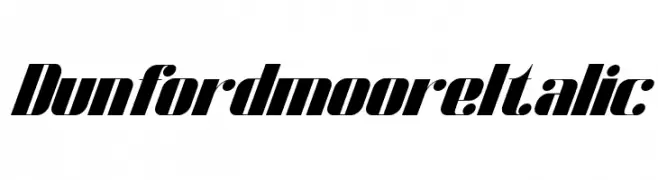 Dunford moore Italic  नि: शुल्क फ़ॉन्ट्स डाउनलोड