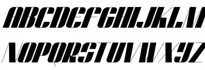 Dunford moore Italic フォント 大文字