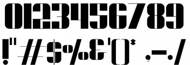 Dunford moore Font OTHER CHARS