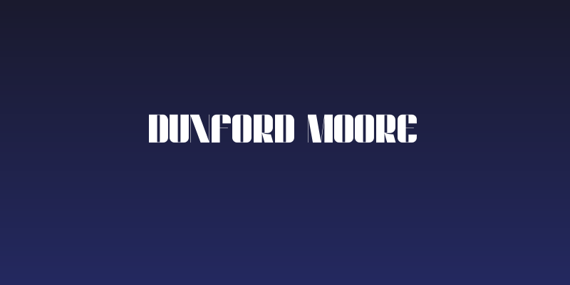 Dunford moore Social Header