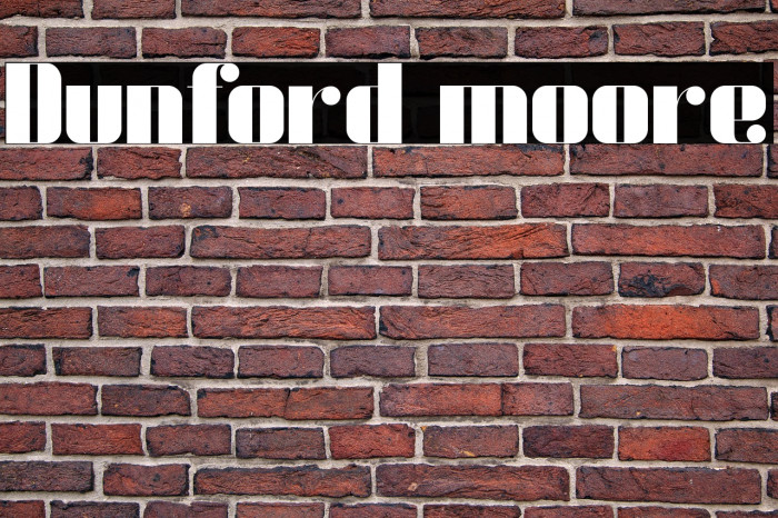 Dunford moore Example 1