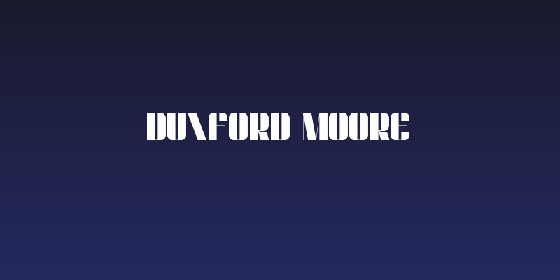 Dunford moore Social Header