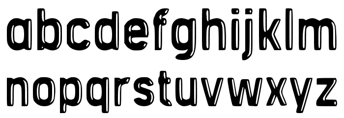 Dungbess Font LOWERCASE