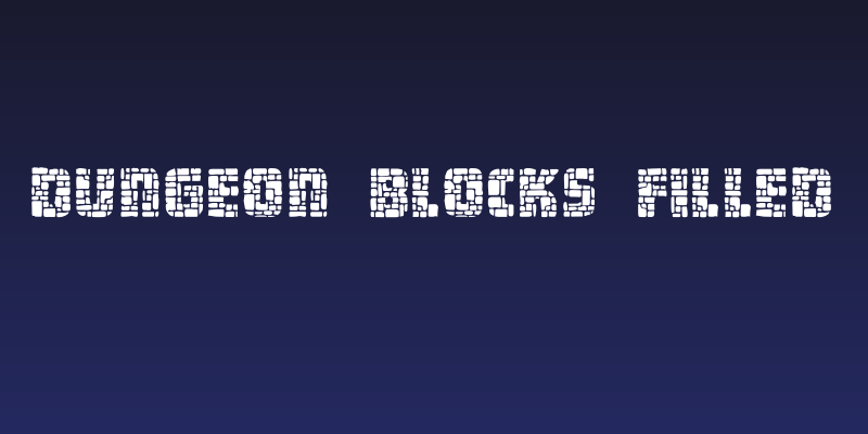 Dungeon Blocks Filled Social Header