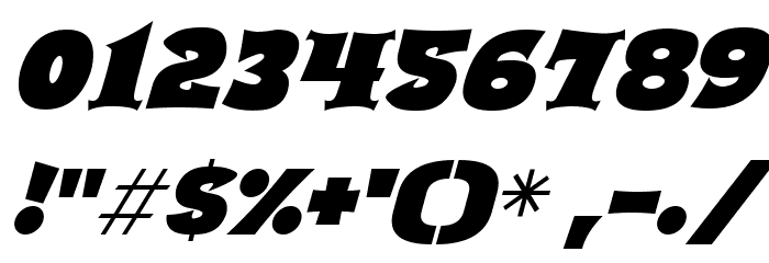 Dungeon Quests Italic Font OTHER CHARS