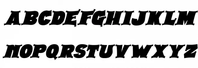 Dungeon Quests Italic خط أحرف كبيرة