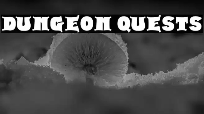Dungeon Quests Font examples