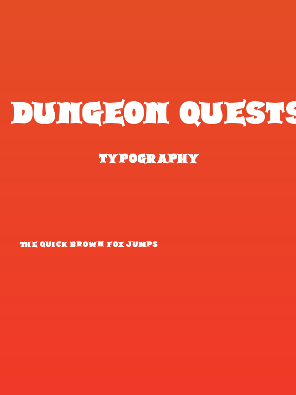 Dungeon Quests Poster