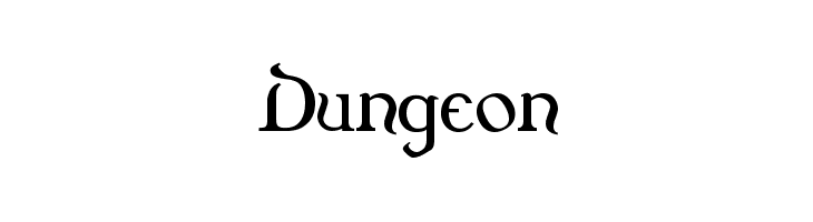 Dungeon Font
