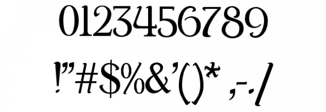 Dungeon Font OTHER CHARS