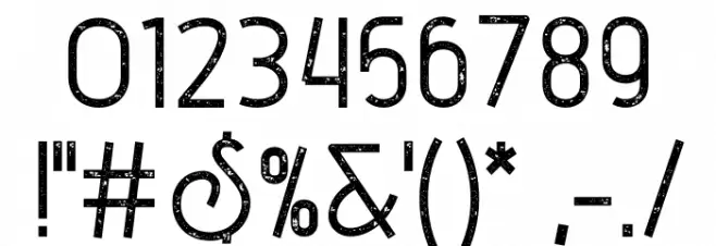 Dungeons Font OTHER CHARS