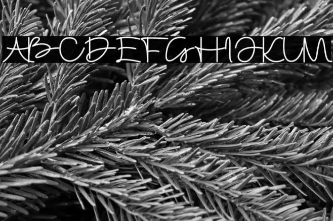 Dunialy फ़ॉन्ट examples