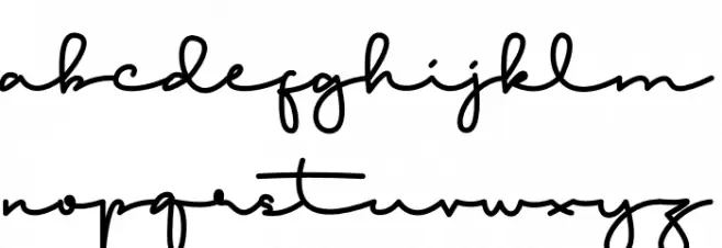 Dunialy फ़ॉन्ट लोअरकेस