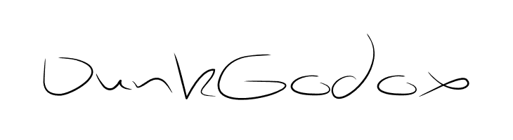 DunkGodox  Frei Schriftart Herunterladen