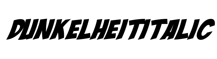 Dunkelheit Italic Fonte