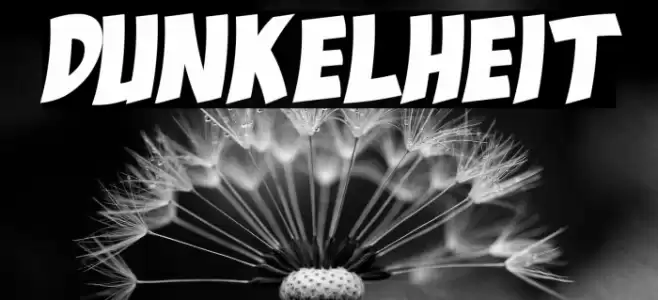 Dunkelheit Font examples