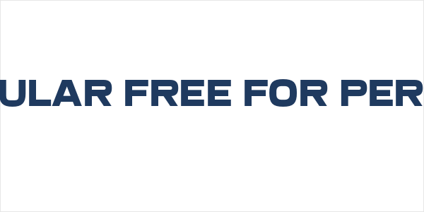 Dunkerque Regular FREE FOR PERSONAL USE ONLY Logo