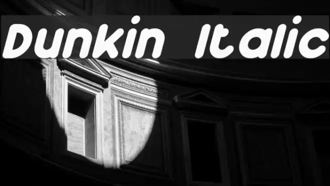 Dunkin Italic examples