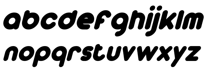 Dunkin Sans Bold Italic Font LOWERCASE