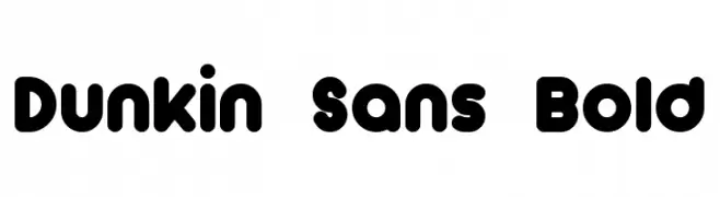 Dunkin Sans Bold  Descarca Fonturi Gratis