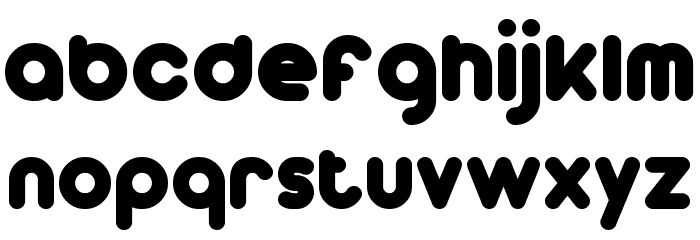 Dunkin Sans Bold Font LOWERCASE