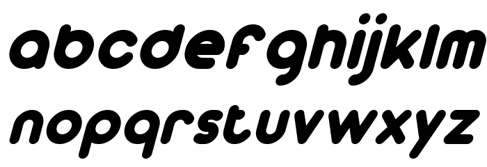 Dunkin Sans Italic Font LOWERCASE