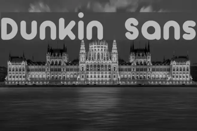 Dunkin Sans Example 1