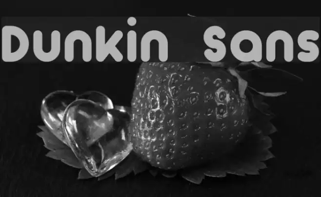 Dunkin Sans Example 2