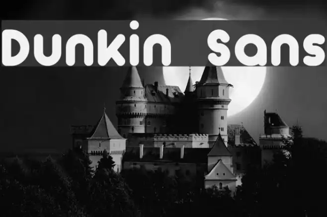 Dunkin Sans Example 3