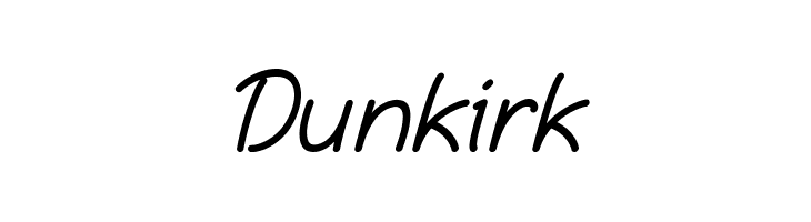 Dunkirk  नि: शुल्क फ़ॉन्ट्स डाउनलोड