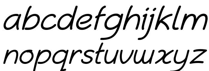 Dunkirk Font LOWERCASE
