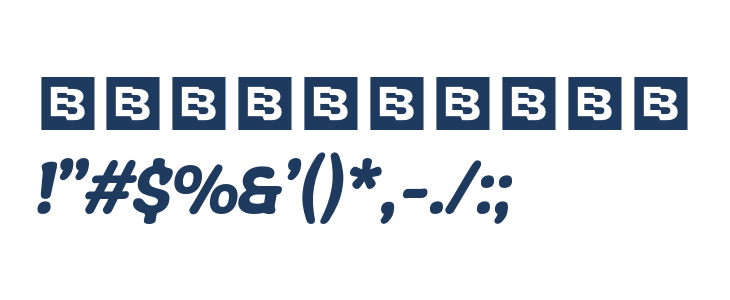 DunleyTrial-Regular Other Characters