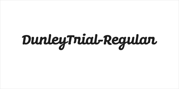 DunleyTrial-Regular Logo