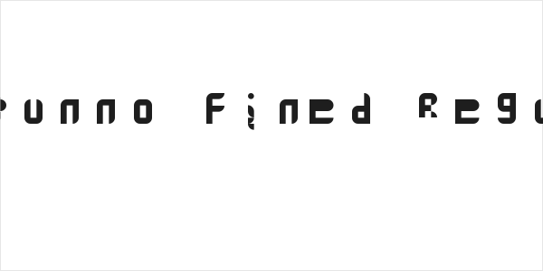 Dunno Fined Regular Logo