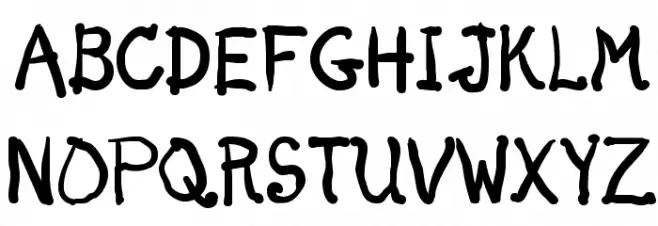 Dunno Font Litere mari