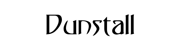 Dunstall  フリーフォントのダウンロード