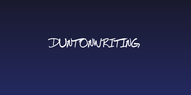 DuntonWriting Social Header