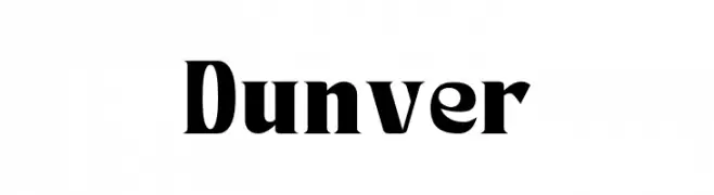 Dunver  नि: शुल्क फ़ॉन्ट्स डाउनलोड